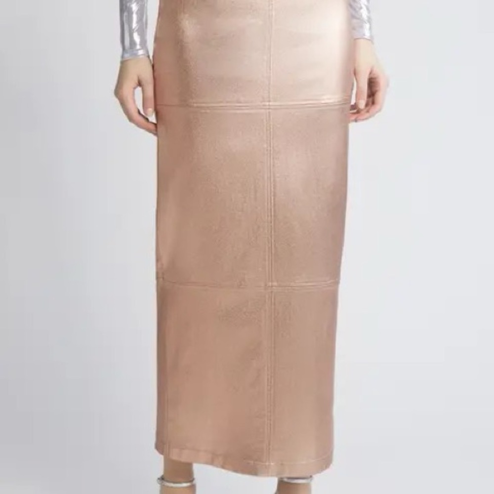 Nicki Lund NWT Maxi Rose Gold Color 
S: L